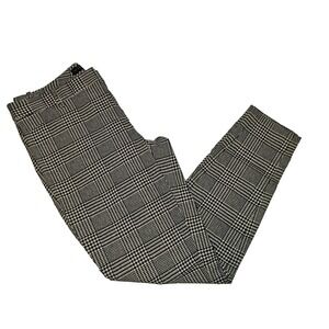 The Limited Exact Stretch Dress Pants Sz 8 Black & White Plaid Office Skinny